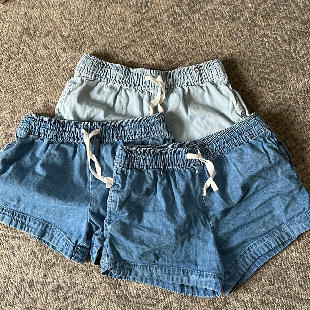 Amazing Trio of Carter’s Chambray Shorts